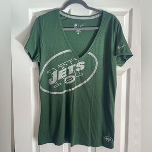 Womens nfl ny jets T shirt size xl green new without tags